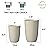 Wrova Wheat Straw Cups 6 PCS Good Alternative to Plastic Reusable Cups 12 oz Unbreakable Drinking Cup Reusable Dishwasher Safe Water Plastic Glasses Beige