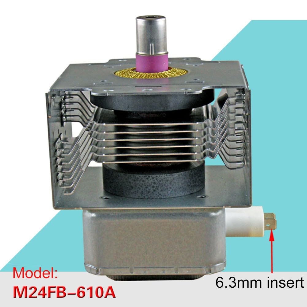 FACAIIO Magnetron de rechange pour Galanz pour M24FB-610A pour four à micro-ondes, 2pour M219 2pour M253J, compatible avec le modèle, pour construction métallique avec trous de montage de 11,5 x 3,5
