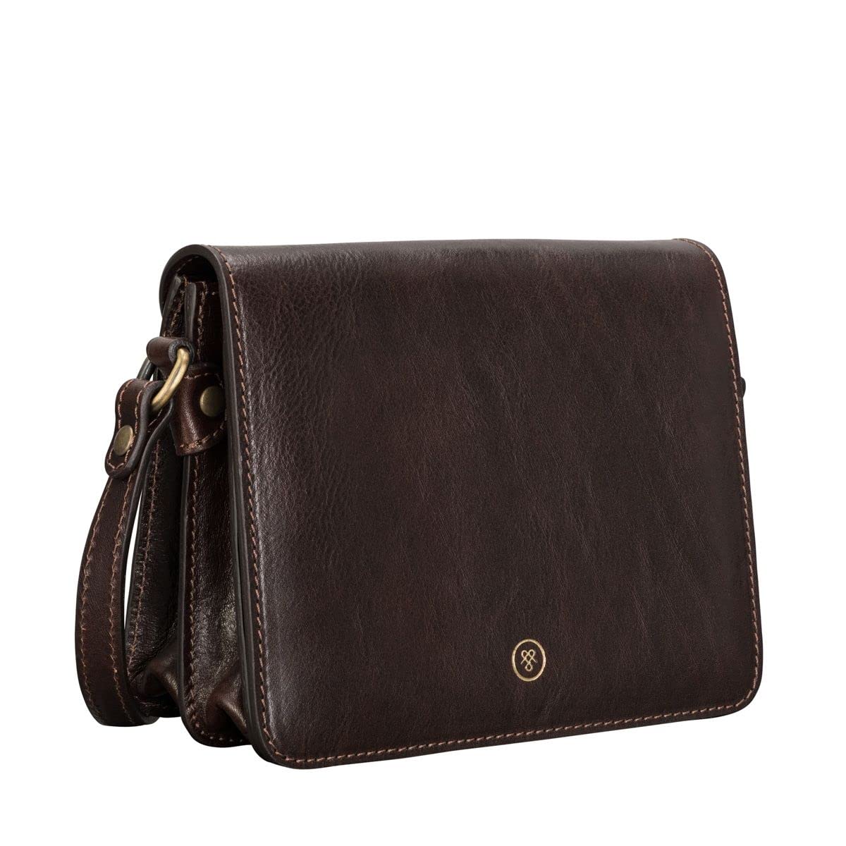 Maxwell Scott - Womens Luxury Leather Small Shoulder Bag Purse Crossbody - Handmade from Premium Italian Hides -