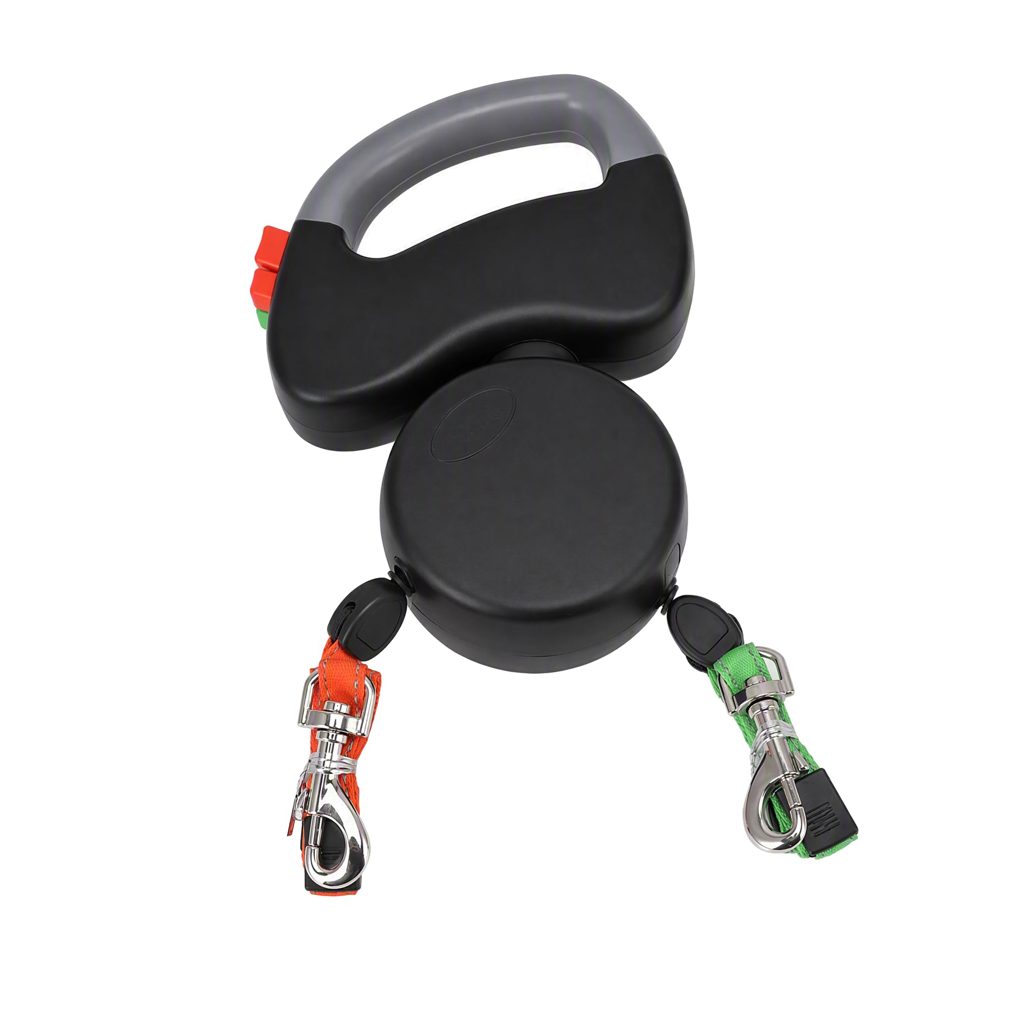 Yosoo Health Gear Laisses pour Chiens, Double Laisse Rétractable pour Animaux de Compagnie, Corde de Traction avec Deux Cordons de ètres de Long, Attache à 360 °, Corde à Enroulement Automatique,