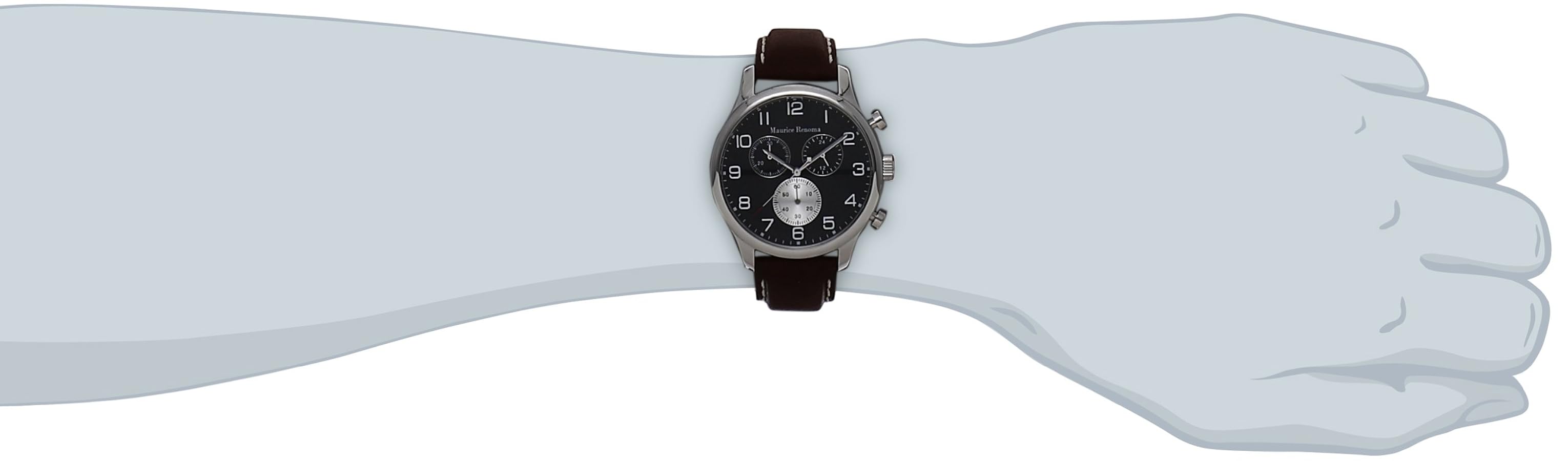 美品◎モーリスレノマメンズ腕時計クロノMauriceRenomaヴィンテージ Amazon.co.jp: [モーリス レノマ] 腕時計 MR-1440 BLACK 正規