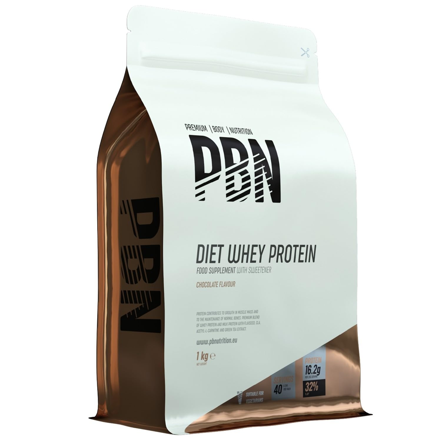 PBN - Premium Body Nutrition - Whey Minceur 1kg Sachet, Chocolat
