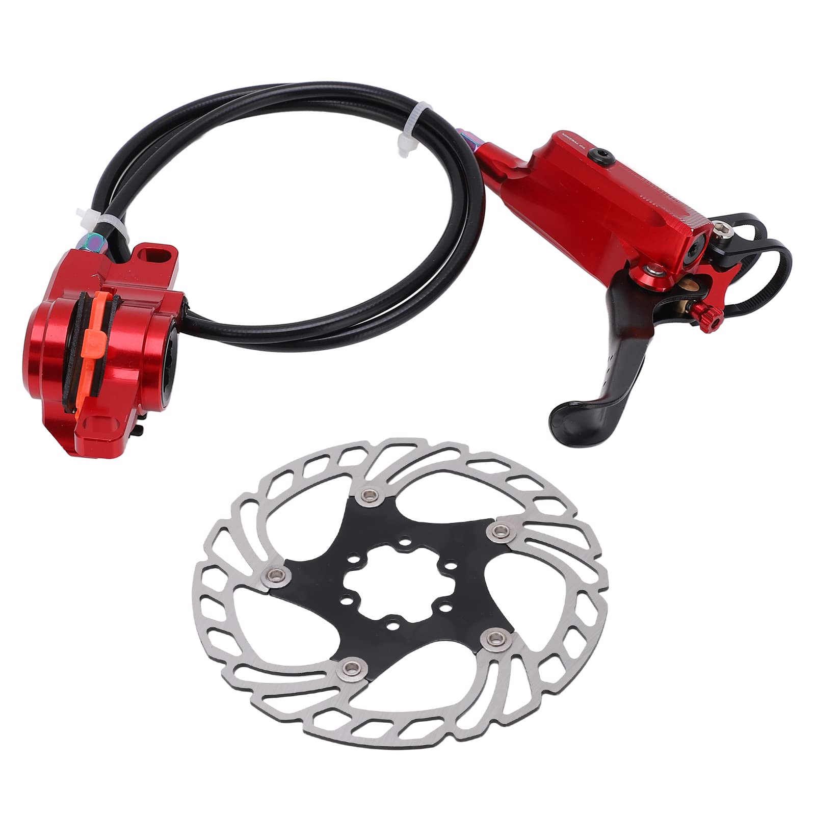 Kit de freins à disque pour vélo de route et VTT (Rouge)