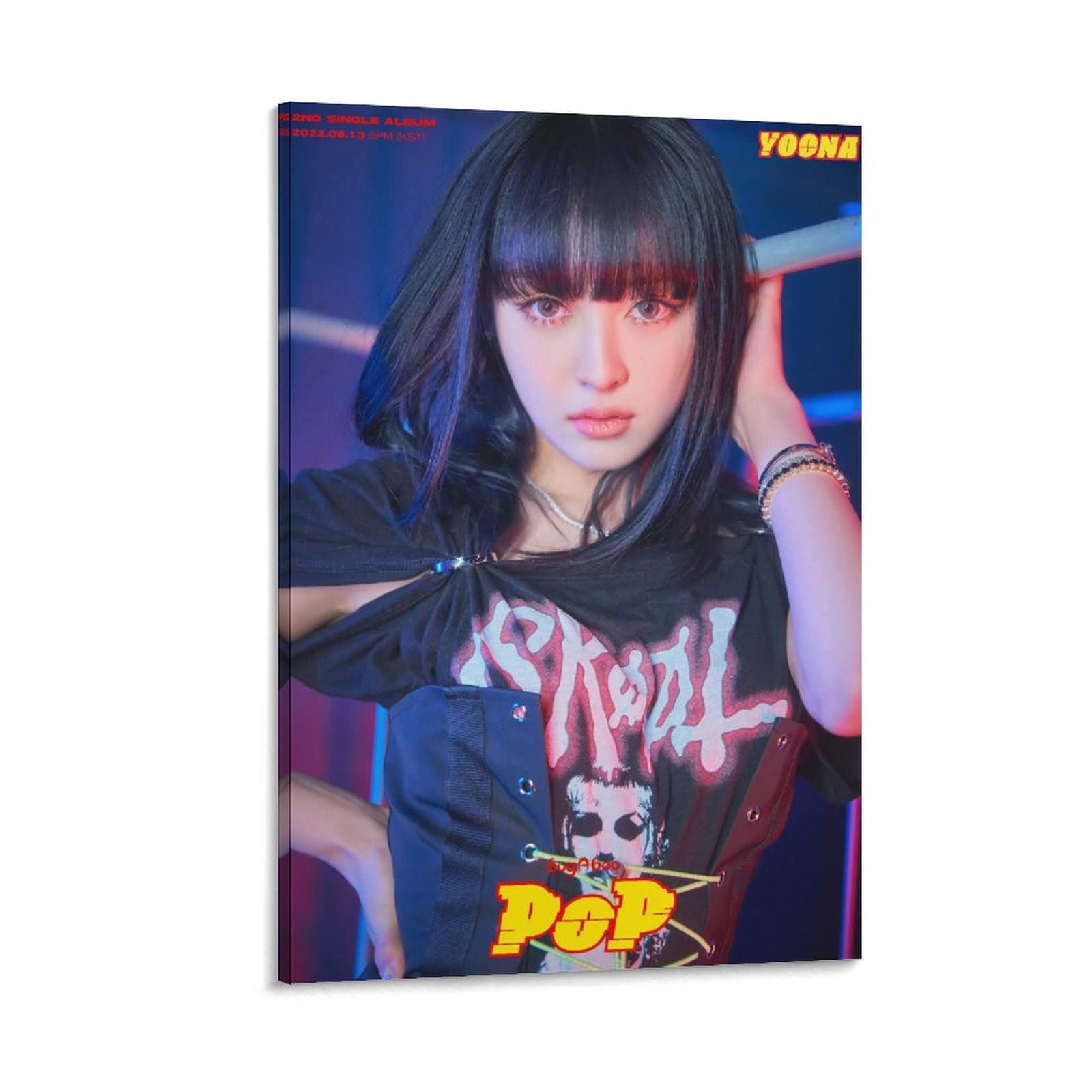 Yoona BugAboo Kpop POP Teaser Fashion Print on Canvas Painting Wall Art for Living Room Home Decor B