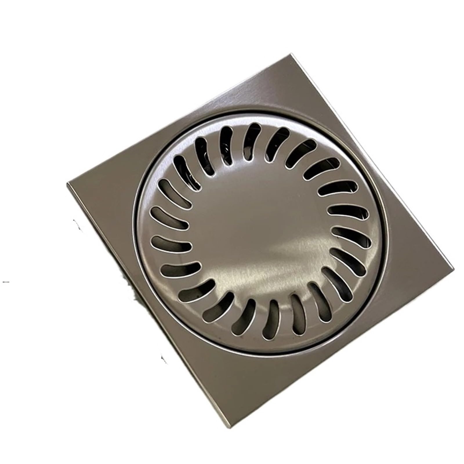 Drain de sol invisible 15 cm pour bonde de douche italienne moderne