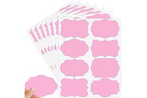 Adorable Pink Label Stickers for Heartfelt Valentine's Day Celebrations
