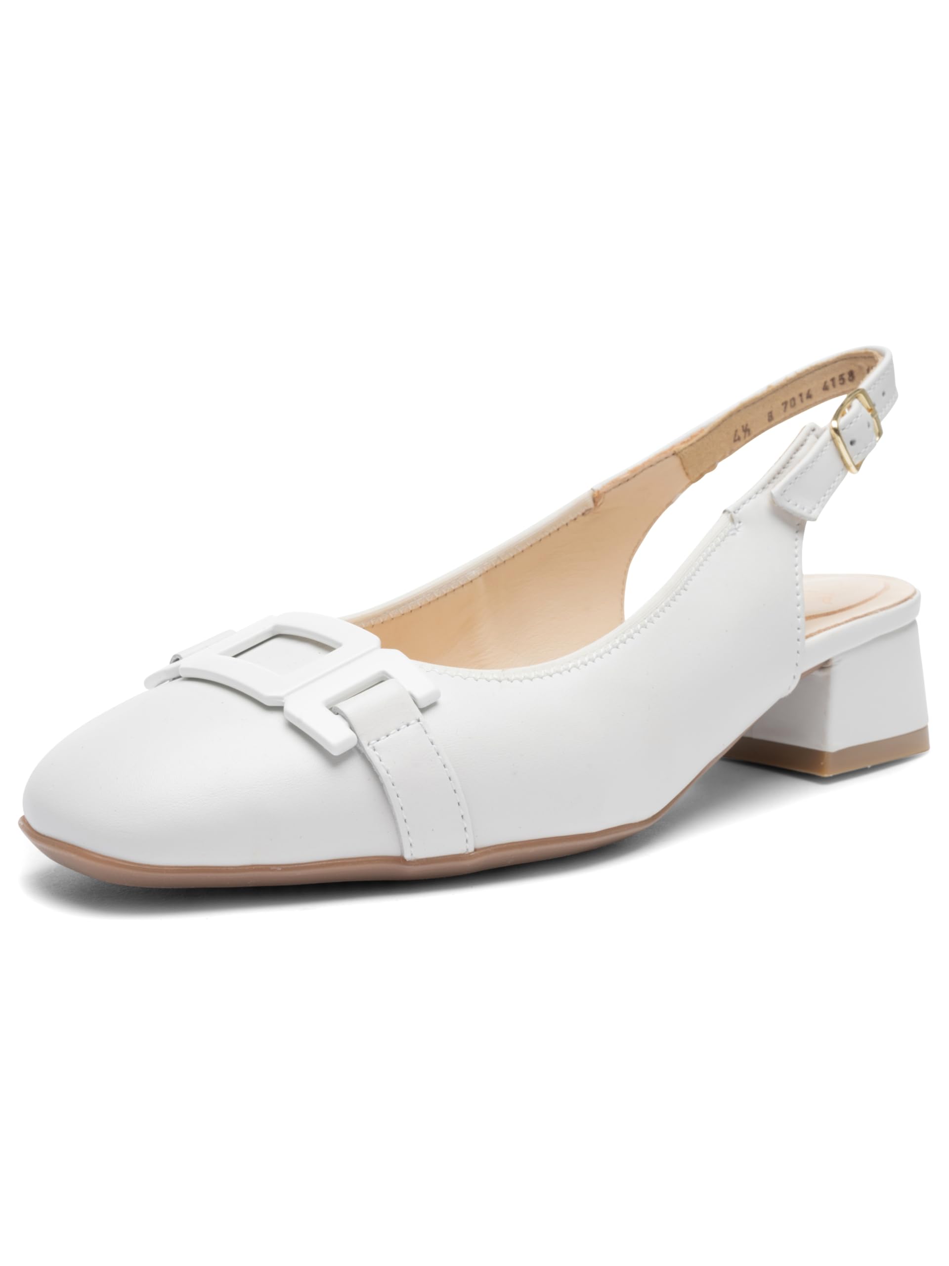 ARA Women's Graz Pump, White, 3.5 UK