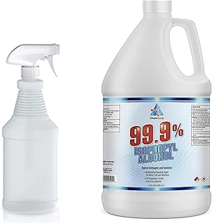 Chem Corp Isopropyl Alcohol 99% Pure - USP & NF Medical Grade- USA 99 Percent Concentrated Rubbing - 1 Gallon 128 Ounces a...