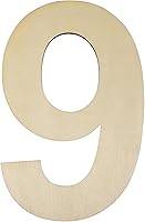 Vista 11 de HILAZA Tablero grande de madera de 17 pulgadas con número 3, 1/4 de pulgada de grosor, sin terminar, de madera en blanco, para decoración de pared