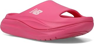 New Balance Women's Slide Sandal, Pink Heat/Pink Salt, 9