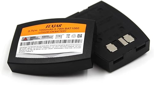hflexgrad Paquete de 2 baterías BAT1060 de 3.7 V 1000 mAh compatibles con el sistema de intercomunicación de auriculares 3M C1060, CP-SN3M, XT-1,