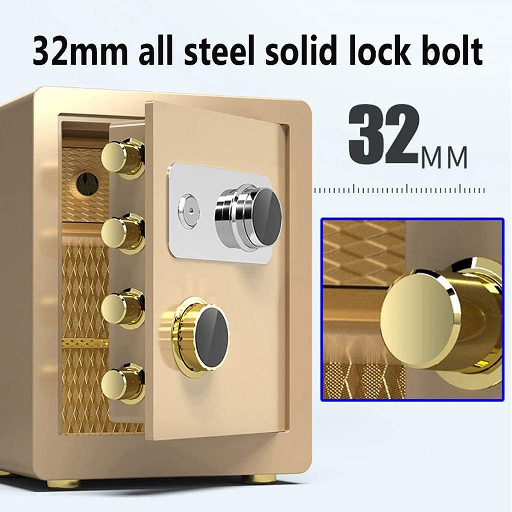 MXCERH s Mechanical Cabinet Large-Capacity File Storage Fire-Proof Anti-Theft and Anti-Drilling Home Hotel Office(25x35x25cm)