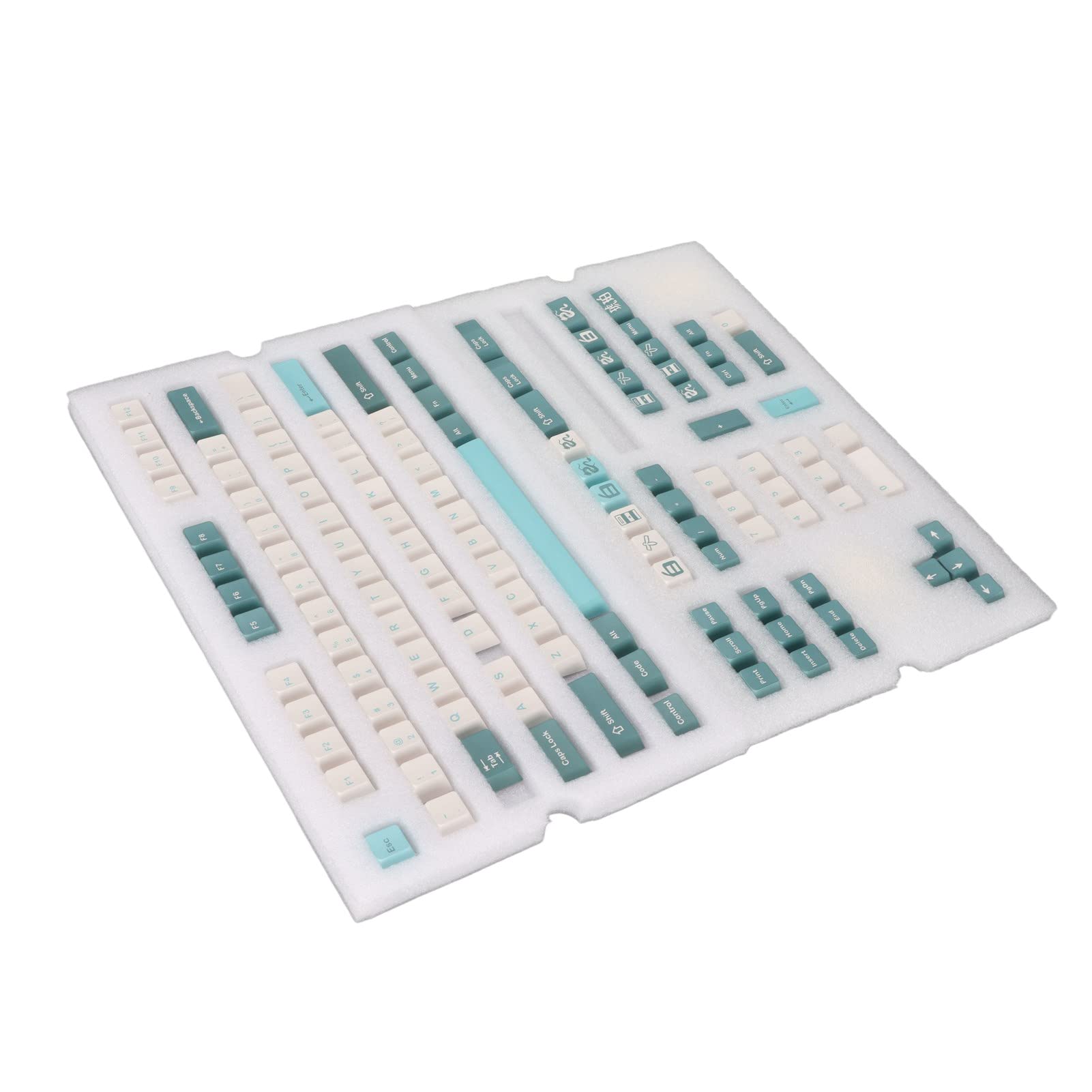 Aramox PBT Tasti 128, Profilo Cherry, Colori Vivaci (Crisoforo)