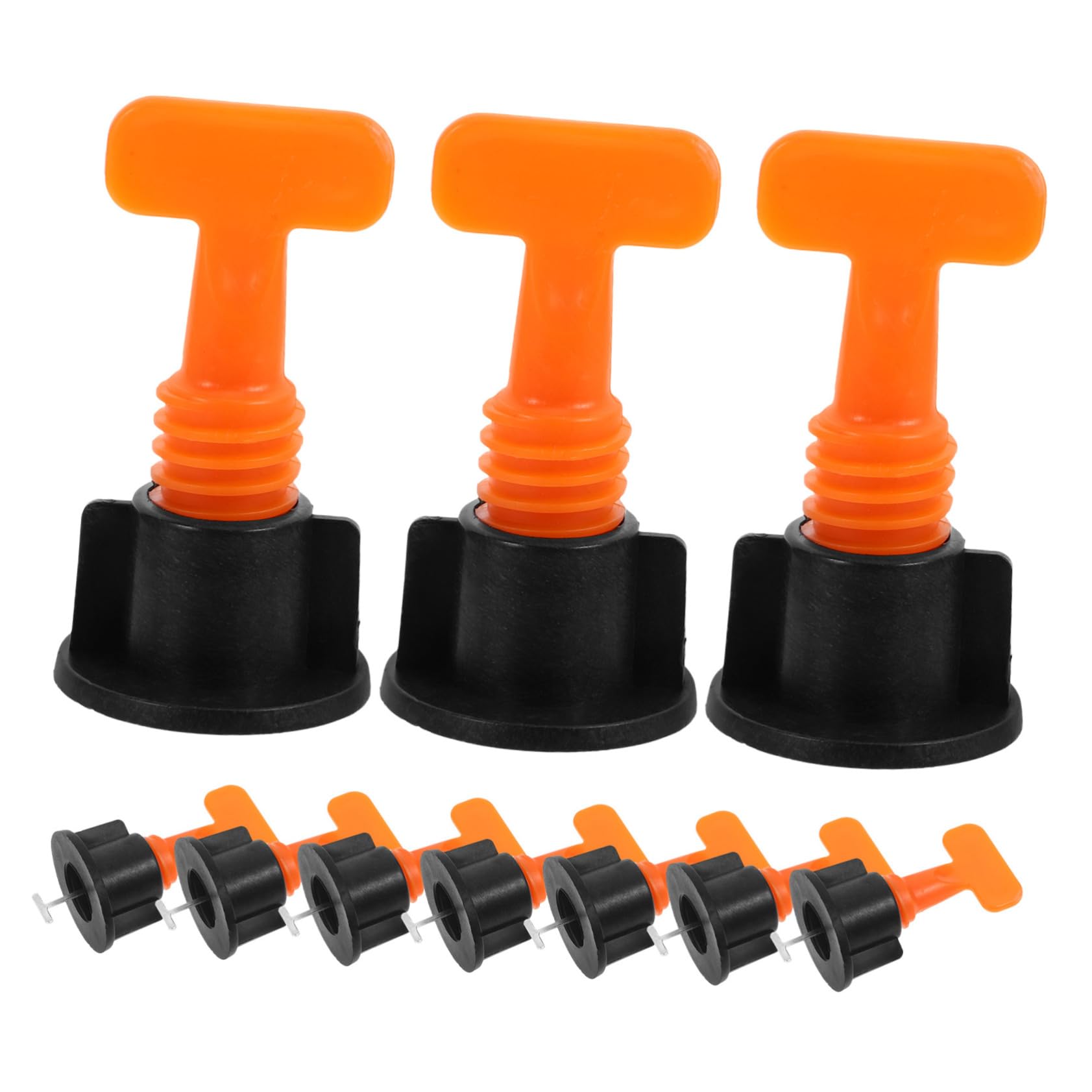 Croisillons de carrelage autonivelants Tofficu réutilisables mur et sol 50pcs