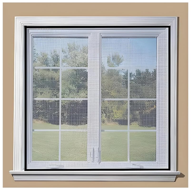 HNX Upgraded & Stitched Window Mosquito Net | Mosquito Net Pre Stitched with Fastener Tape on All Four Borders | Window/Door DIY Bug Insect Mesh-White (4Feet x 5Feet) (B0D268CRWM) Amazon Price History, Amazon Price Tracker