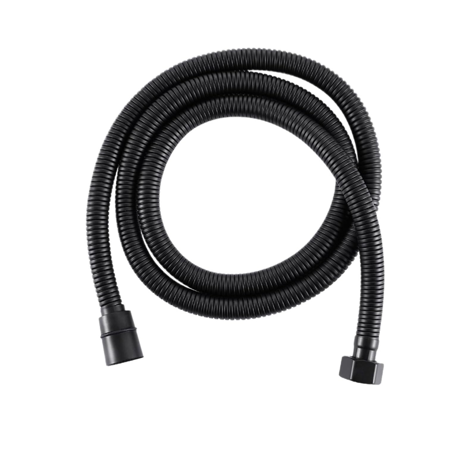 Stain Steel Shower Shower Accessories Handheld Shower Hose(Matte Black,150cm)