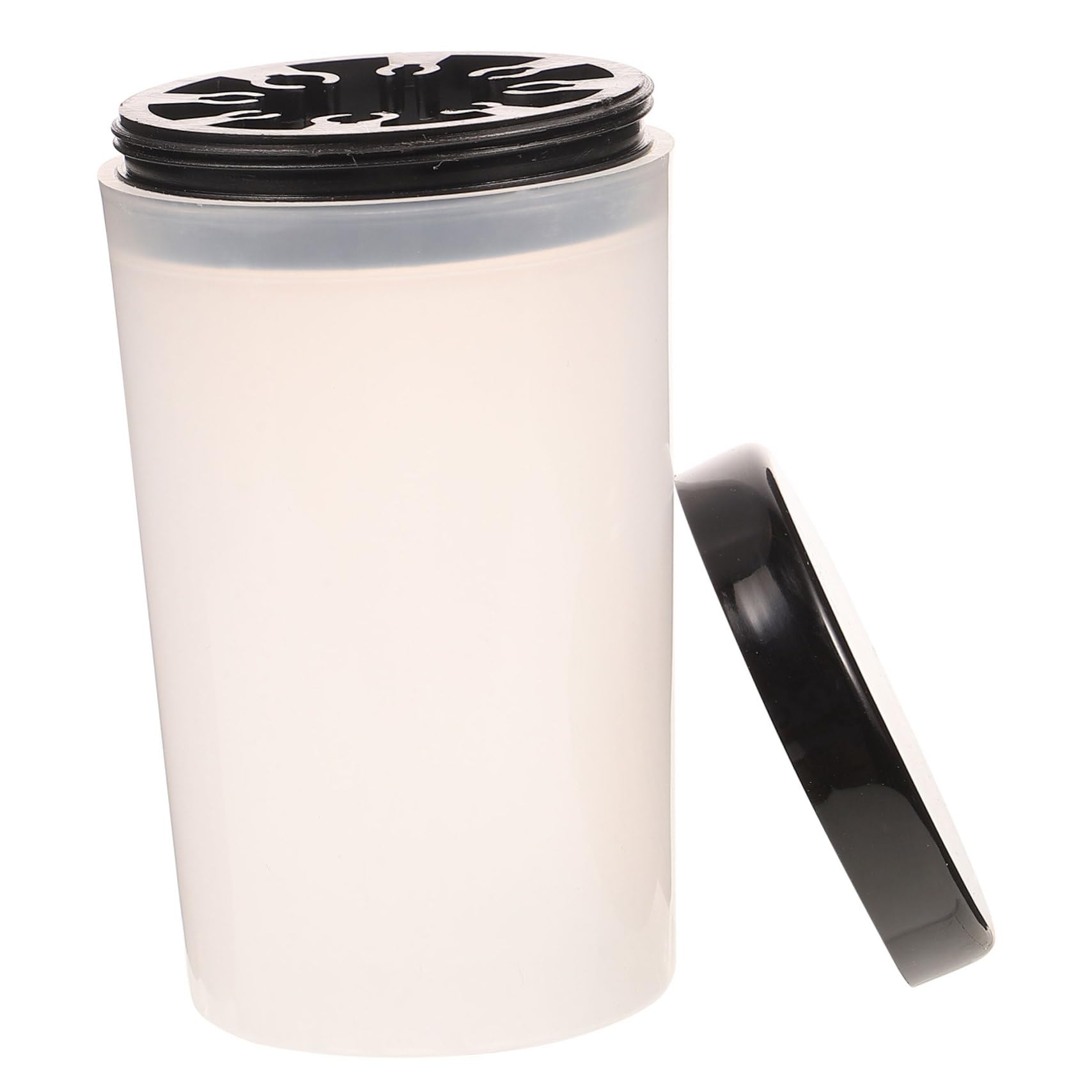 VICASKY Pen Cup Carved Pen Wash Cup Nail Art Tool Cleaning Crystal Pen Washing Bucket Plastic