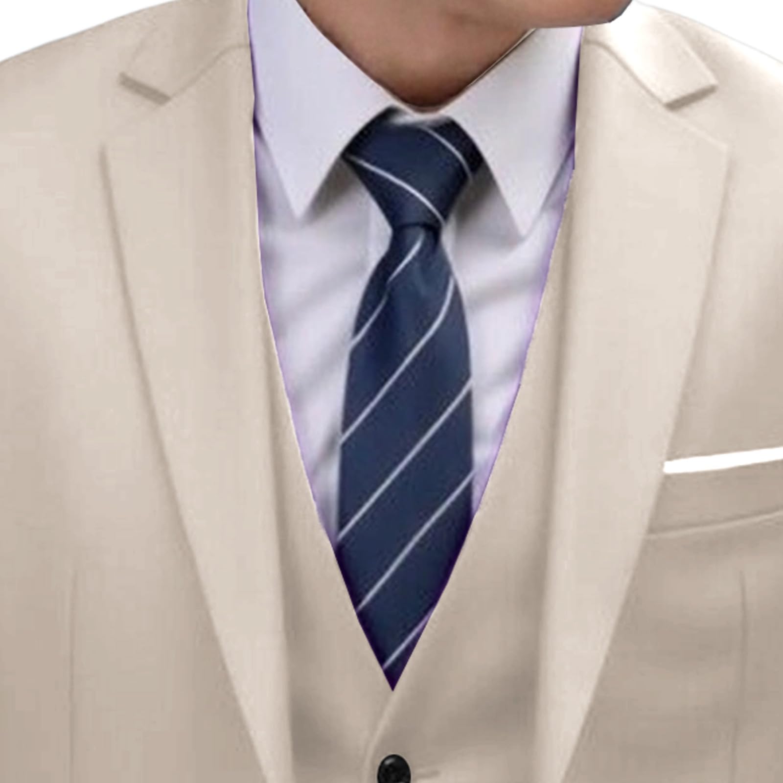 Completo da Uomo Slim Fit, 2 Pezzi, Completo da Sposo, Smoking con Revers a Lancia, Giacca, Pantaloni