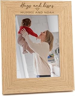 Personalised Mummy Photo Frame with Engraved Sentiment, Heart and Names/Gifts for Mummy Picture Frame/Mothersday Gifts for Mum from Daughter/Personalised Birthday Gifts For Mum - Sizes 6x4 7x5 8x6
