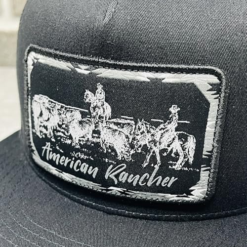 Image of Vexil American Rancher Adjustable Snapback Western Lifestyle Rodeo Southwest Inspired Meshback Hat