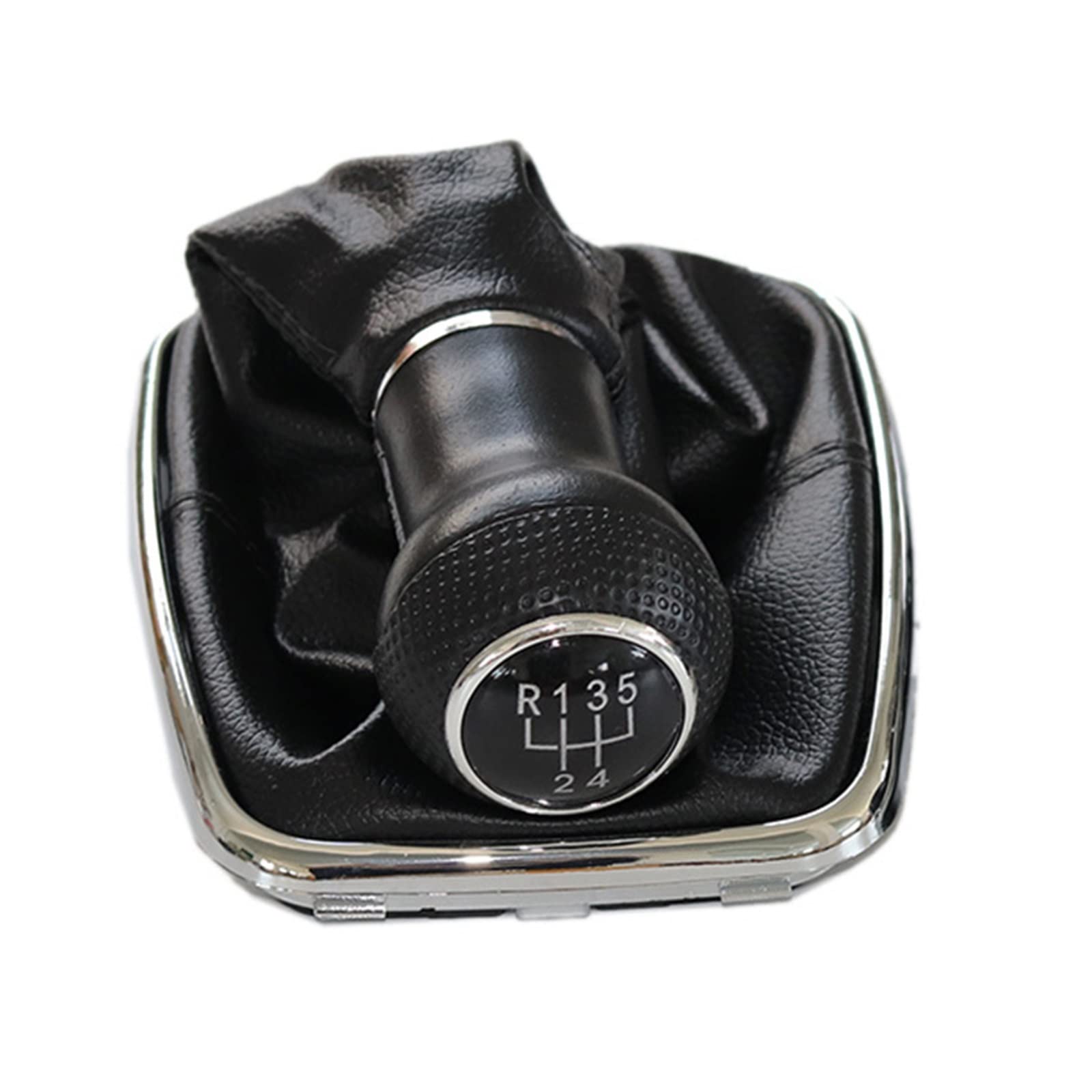 XENITE Pomelli leva cambio Pomello Del Cambio Pomello Cambio In Pelle PU 12MM 5 Velocità Per Golf R32 - MK4 Je&tta