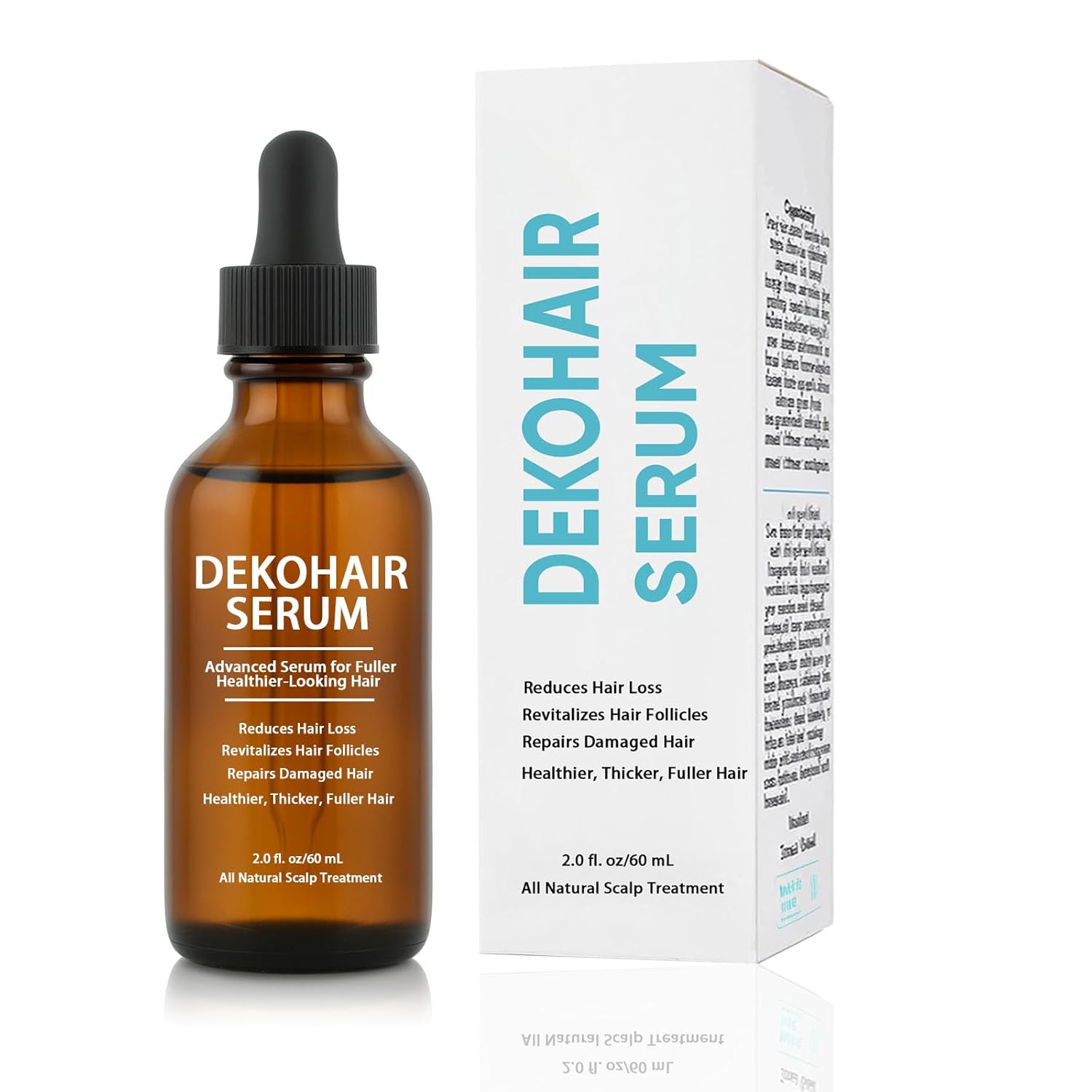 Dekohair Hair Regrowth Serum, Scalp Serum for Hair Growth, Protect Hair Follicles & Inhibit Hair Loss, Thickening and Healthier Scalp for Men & Women 2 Fl Oz (1)