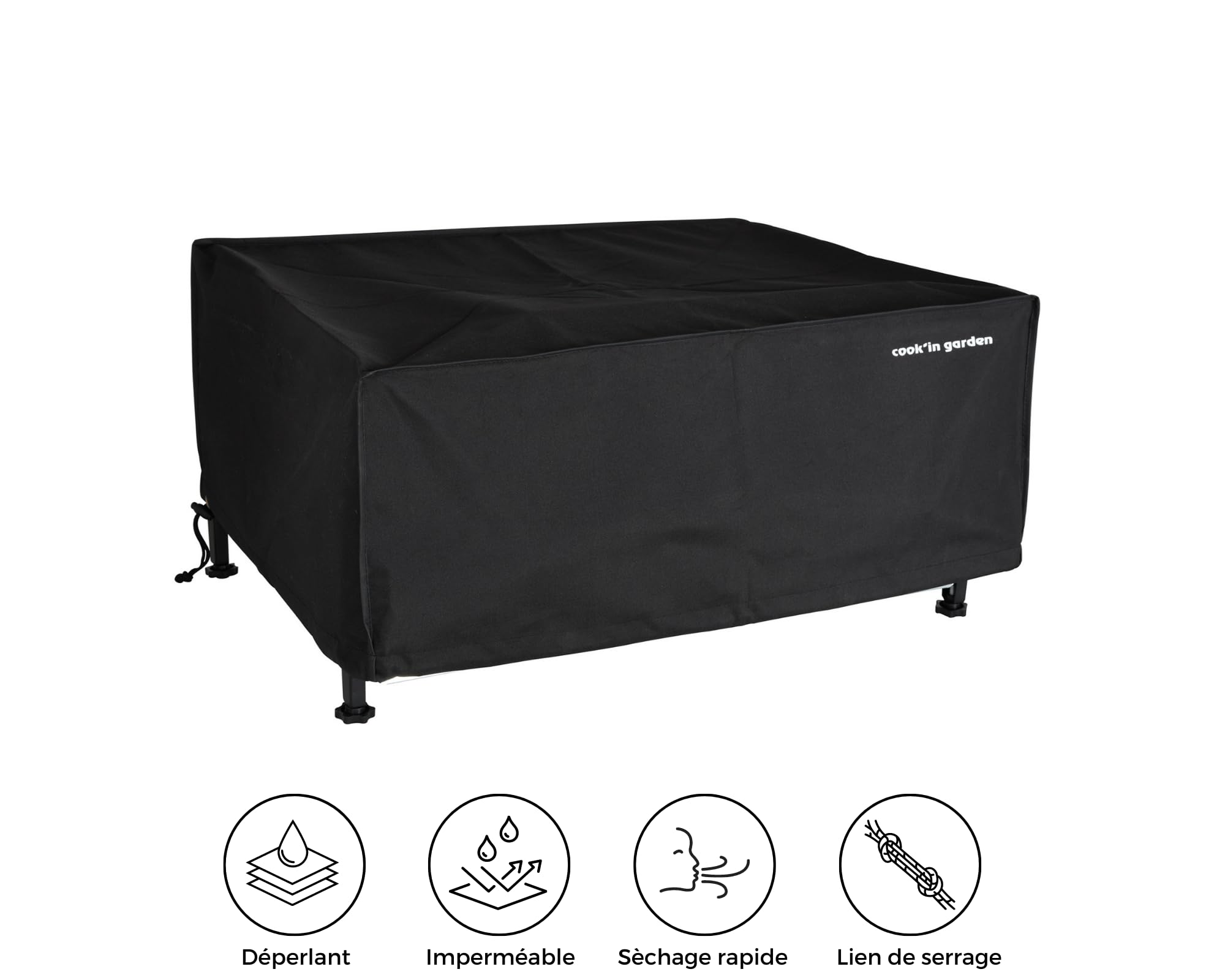 Housse De Protection Imperméable Pour Plancha - 60x45x25 Cm - Anti-UV Et Résistante Aux Intempéries