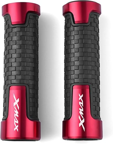 Handlebar Grips Xmax Motorcycle Hand Grips CNC Aluminum Rubber Gel 22mm Handle Grip for Yamaha X-MAX Xmax 125 250 300 Xmax125 Xmax300 XMAX250 Racing