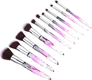 10Pcs Irregular Handle Makeup Brush Set Premi...
