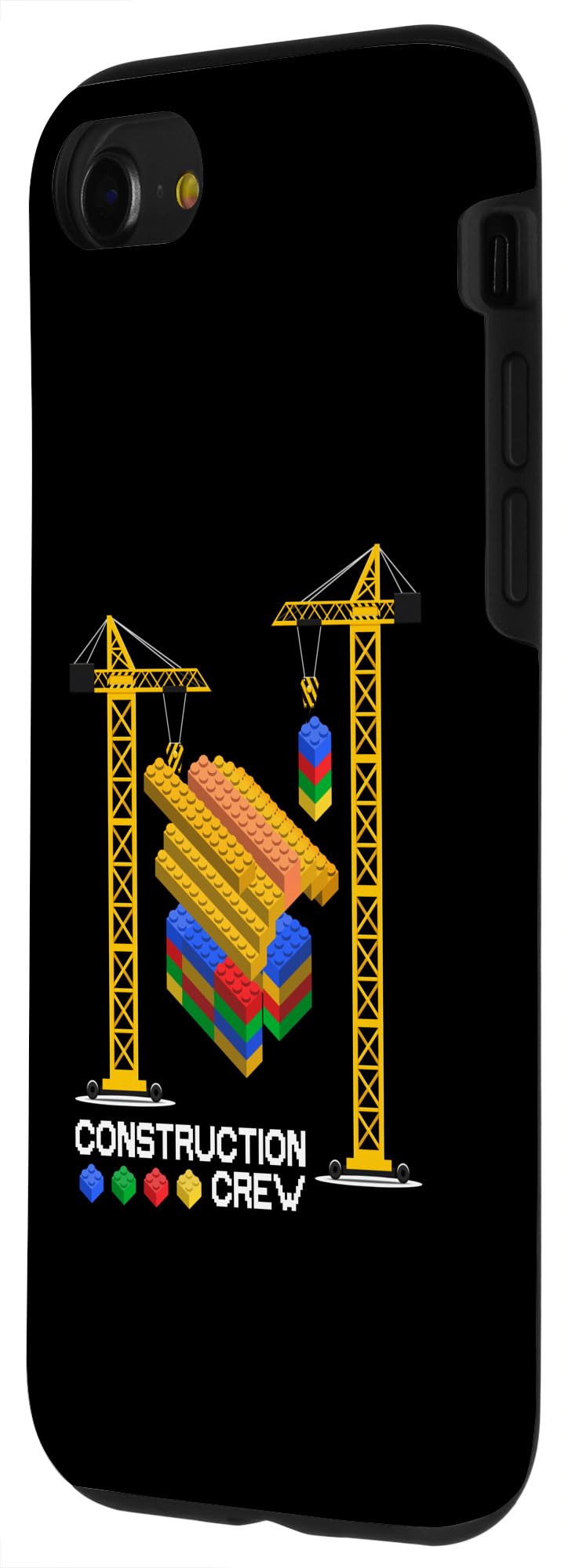 Construction Crew Building Blocks Master Builder Kids Boys Case for iPhone SE (2020) / 7/8 - Image 2