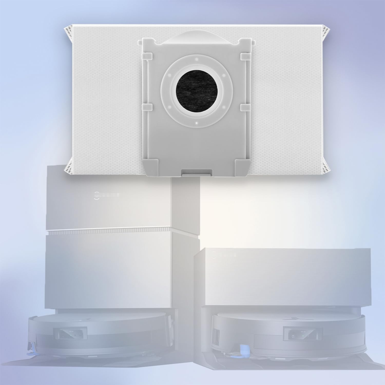 Zestaw akcesoriów zamiennych kompatybilny z Ecovacs Deebot X11 Pro Omni, X11 Pro, X11, akcesoria do odkurzacza robota, 2 szczotki główne + 8 szczotek bocznych + 8 filtrów HEPA + 6 rolek do mopa + 6