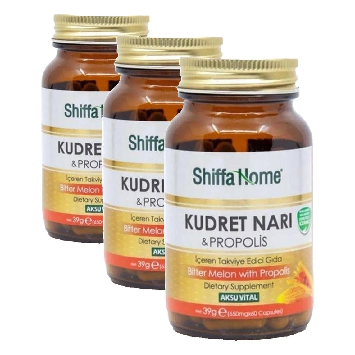ShiffaHome Shiffa Home Kudret Narı Propolisli Kapsül 1 Paket (1 x 1 Adet) (3 paketi)