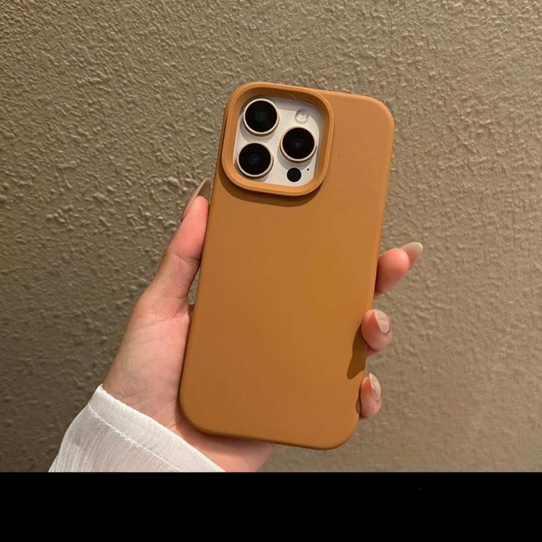Coque silicone liquide iPhone 15 Pro antichoc étui protection couleur NaiCha - 7