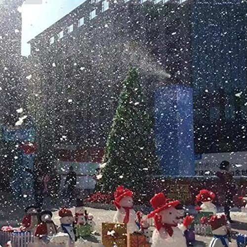 Máquina de nieve, 2000 W, con control remoto inalámbrico manual y caja de empaque, máquina de nieve artificial para espectáculos en escenario, fiestas DJ y eventos miniatura 5