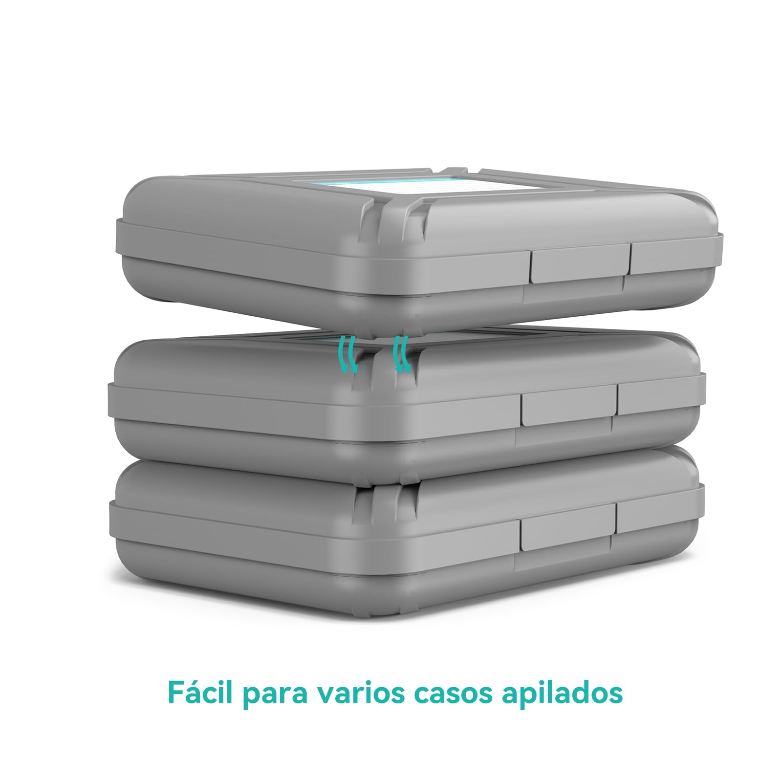 Funda para Disco Duro Externo 3.5“, Yottamaster Funda Protectora Estuche de Disco dur -Gris [5 Piezas]
