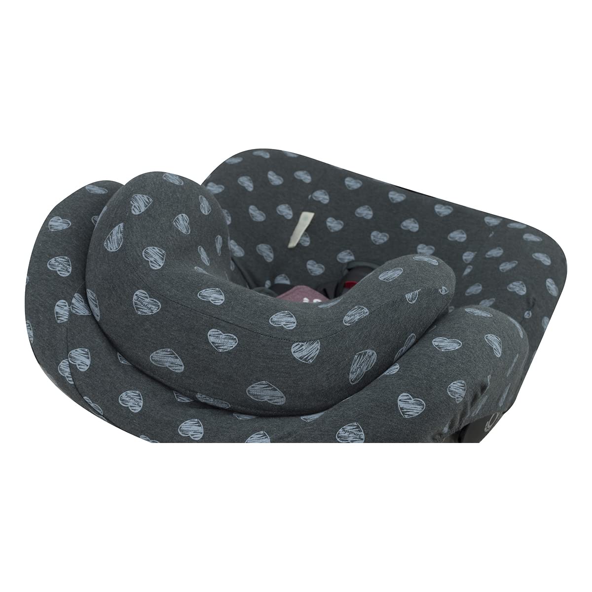 JYOKO Kids Funda para Silla de Coche Compatible con Joie I-Anchor Advance (Blue Heart)