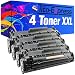 Produktbild Tito-Express PlatinumSerie 4X Toner-Patrone XXL Schwarz für Canon FX-10 I-Sensys MF4650 PC-D440 PC-D450 Telekom Fax 900