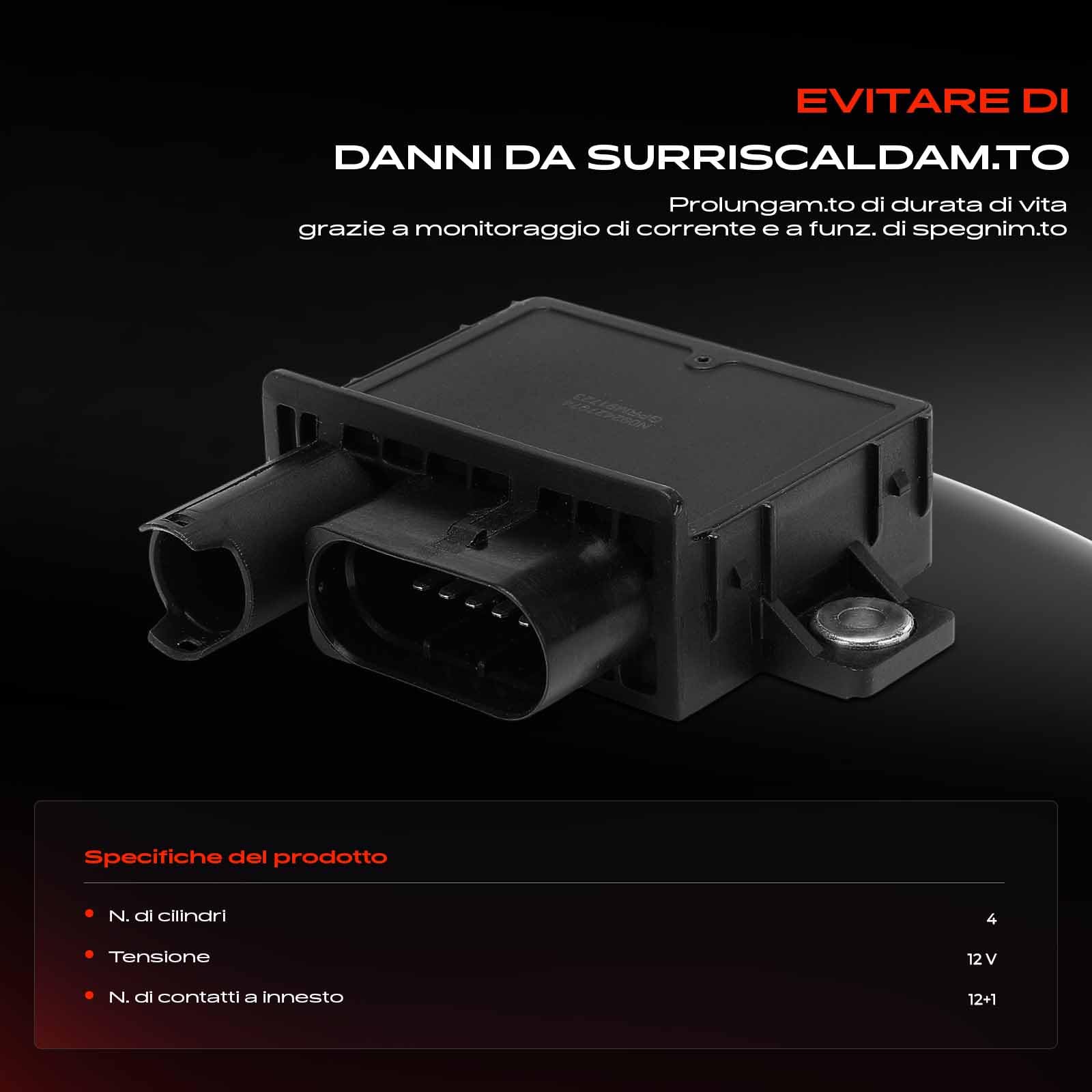 Frankberg Centralina di controllo candelette 13 Poli 12218591723 | Compatibile con: Serie 1 Cabrio E88, Serie 1 E81, Serie 5 E60, Serie 3 Coupé E92, Serie 3 Touring E91, X1 E84