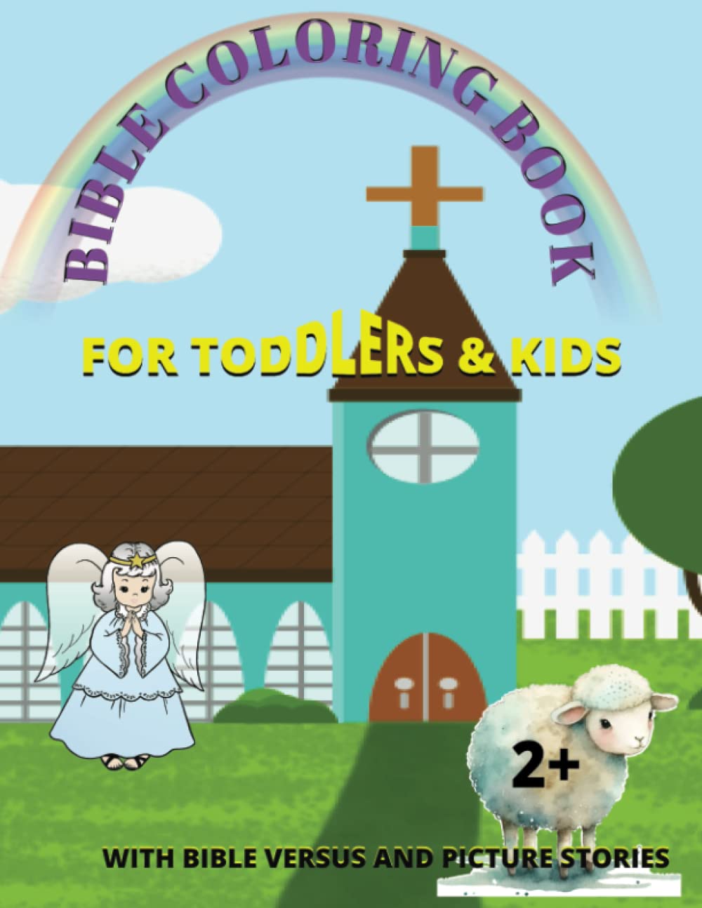 BEGINNERS BIBLE COLORING BOOK FOR TODDLERS AND KIDS| WITH BIBLE VERSES ...