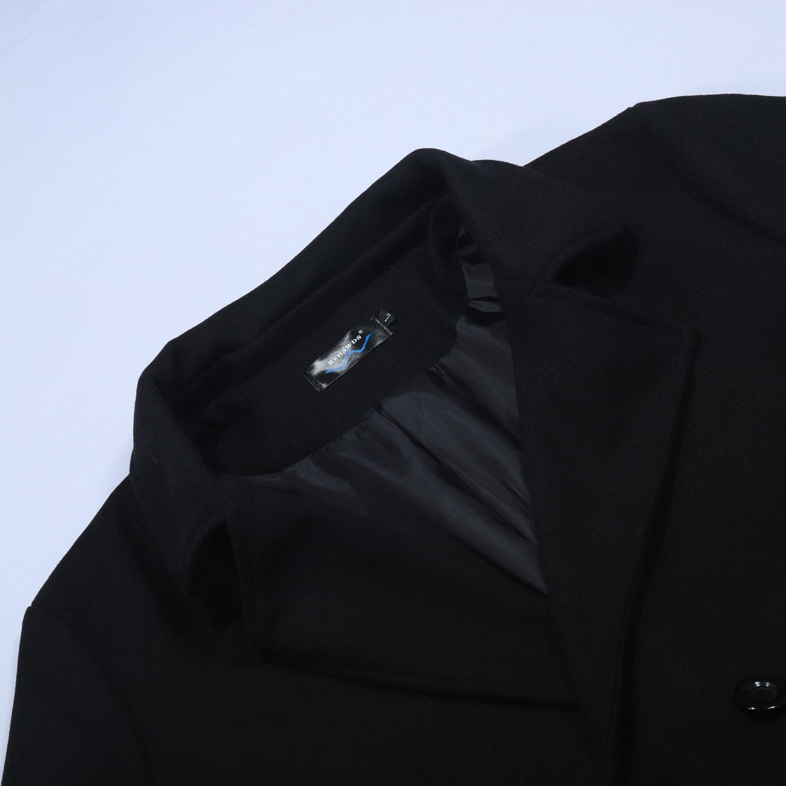 Generisch Winterjacke Herren Warm Dufflecoat, Modischer Herren Trenchcoat mit Gürtel Reverskragen für stilvolle Eleganz bei jedem Wetter