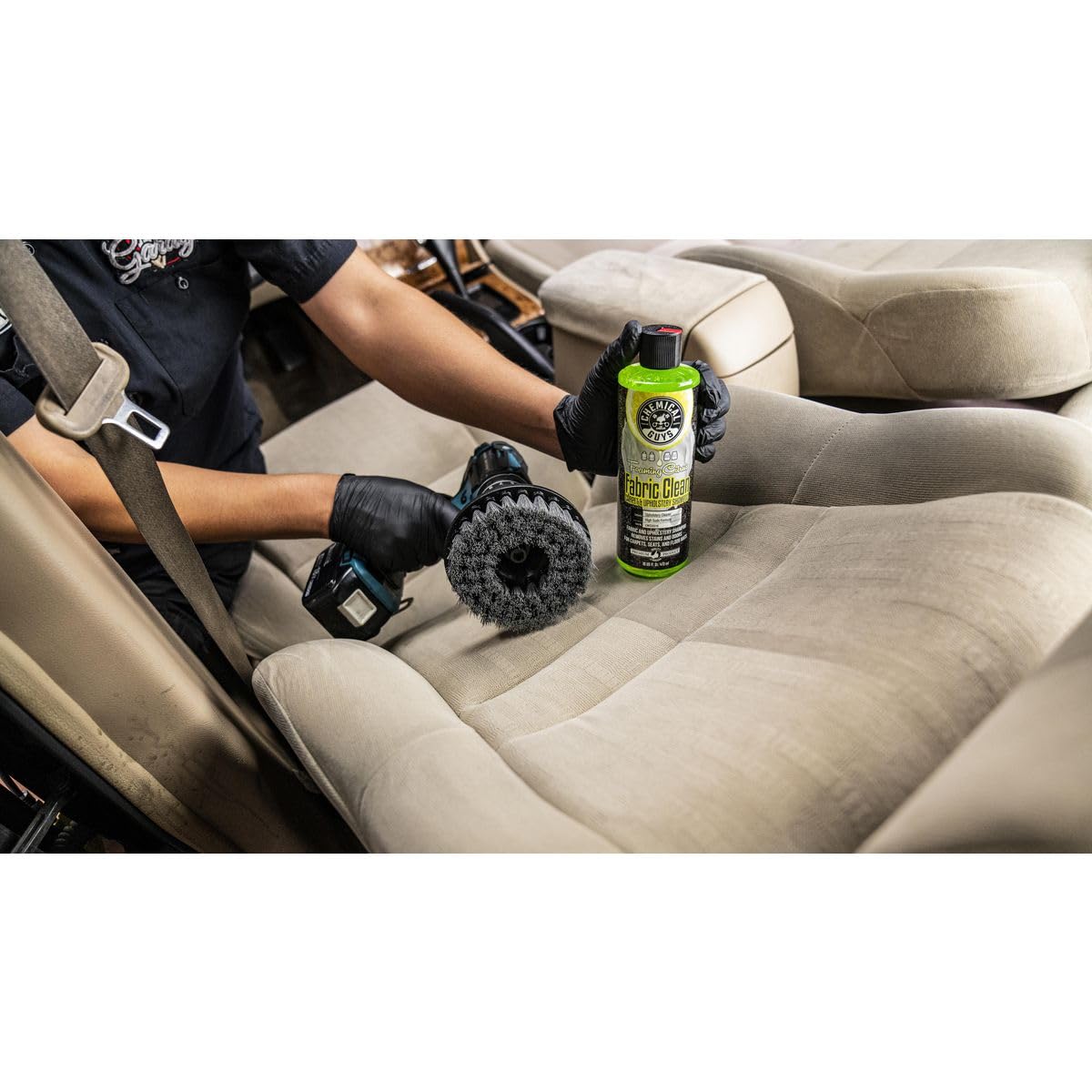 Chemical Guys ACC506 Light Duty Spinner Multi-Surface Drill Brush Attachment Fits Any Standard Drill - Power Scrubber Removes — view 5