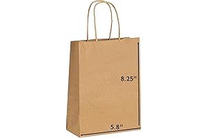 METAPRINT Small Brown Kraft Paper Bags
