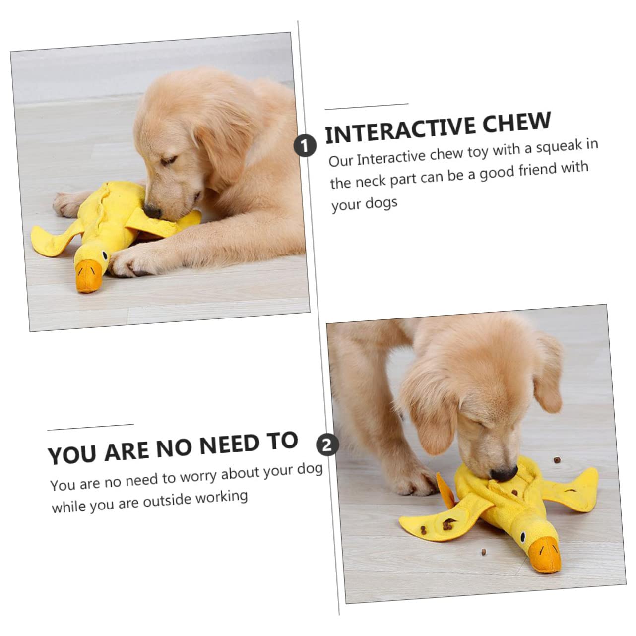 POPETPOP 2pezzi Interattivo Per Chew e Squeak Per Stimolazione Mentale e Dimensioni Divertimento Per