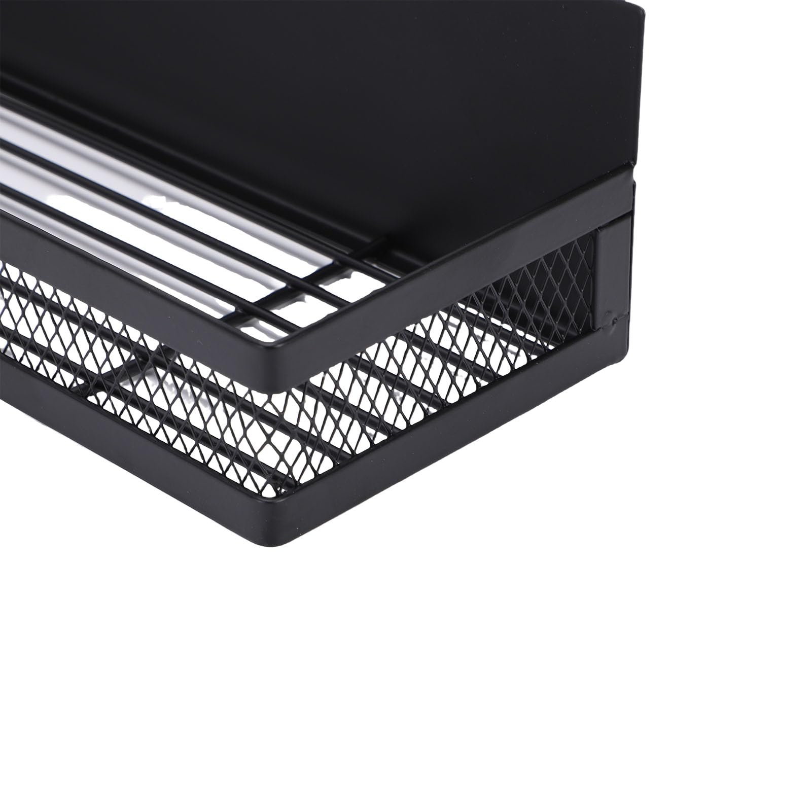banapoy Estante Magnético para Refrigerador, Organizador de Estante de Almacenamiento de Metal, Estantes Magnéticos de Cocina con 2 Estantes y Gancho para Frigorífico, Microondas, Horno, Lavadora