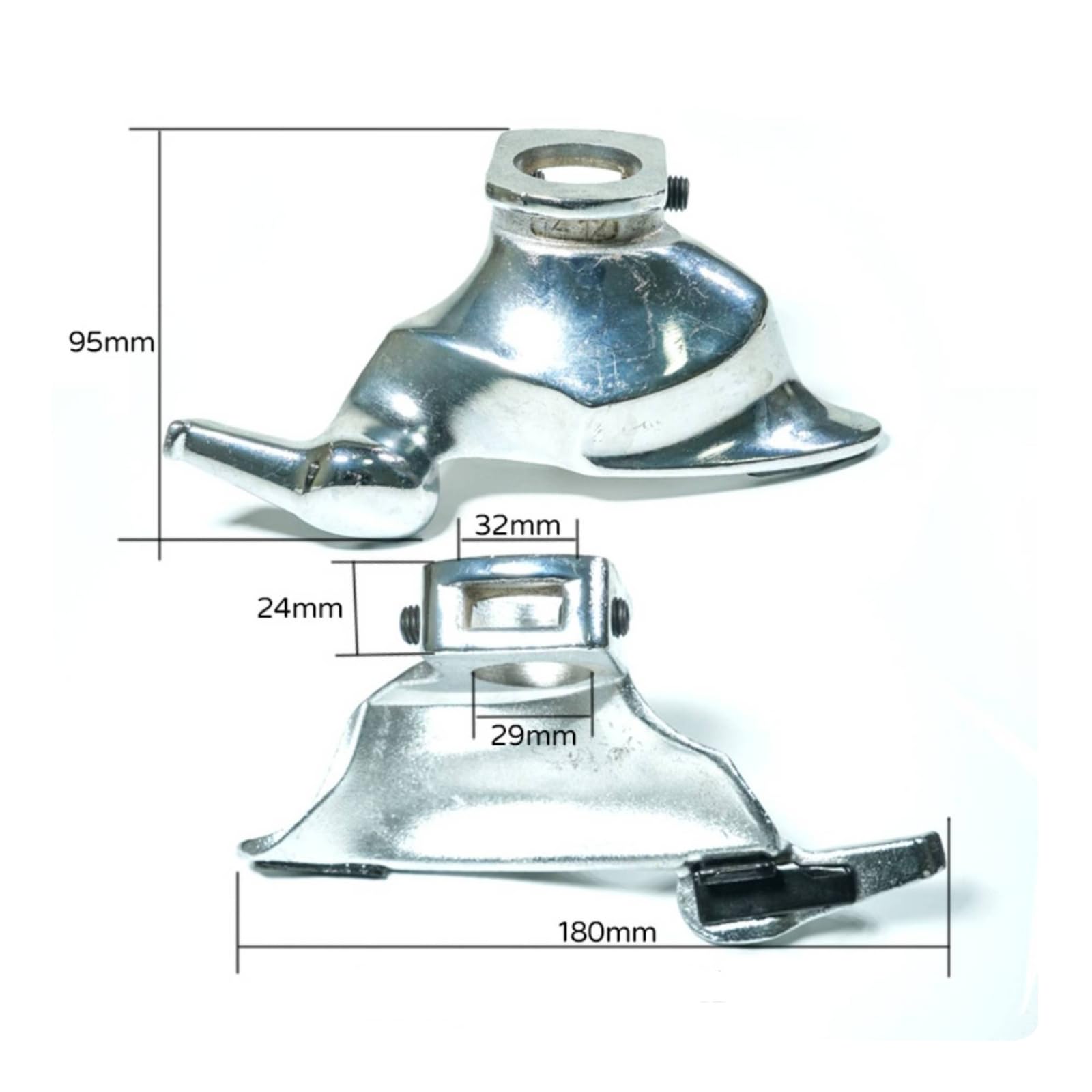 Metallener Reifenabziehkopf für Montiermaschine mit Verschleißfester Beschichtung Und Zentraler Befestigungsöffnung zur Einfachen Installation für Den, style to 1, Konusbohrung