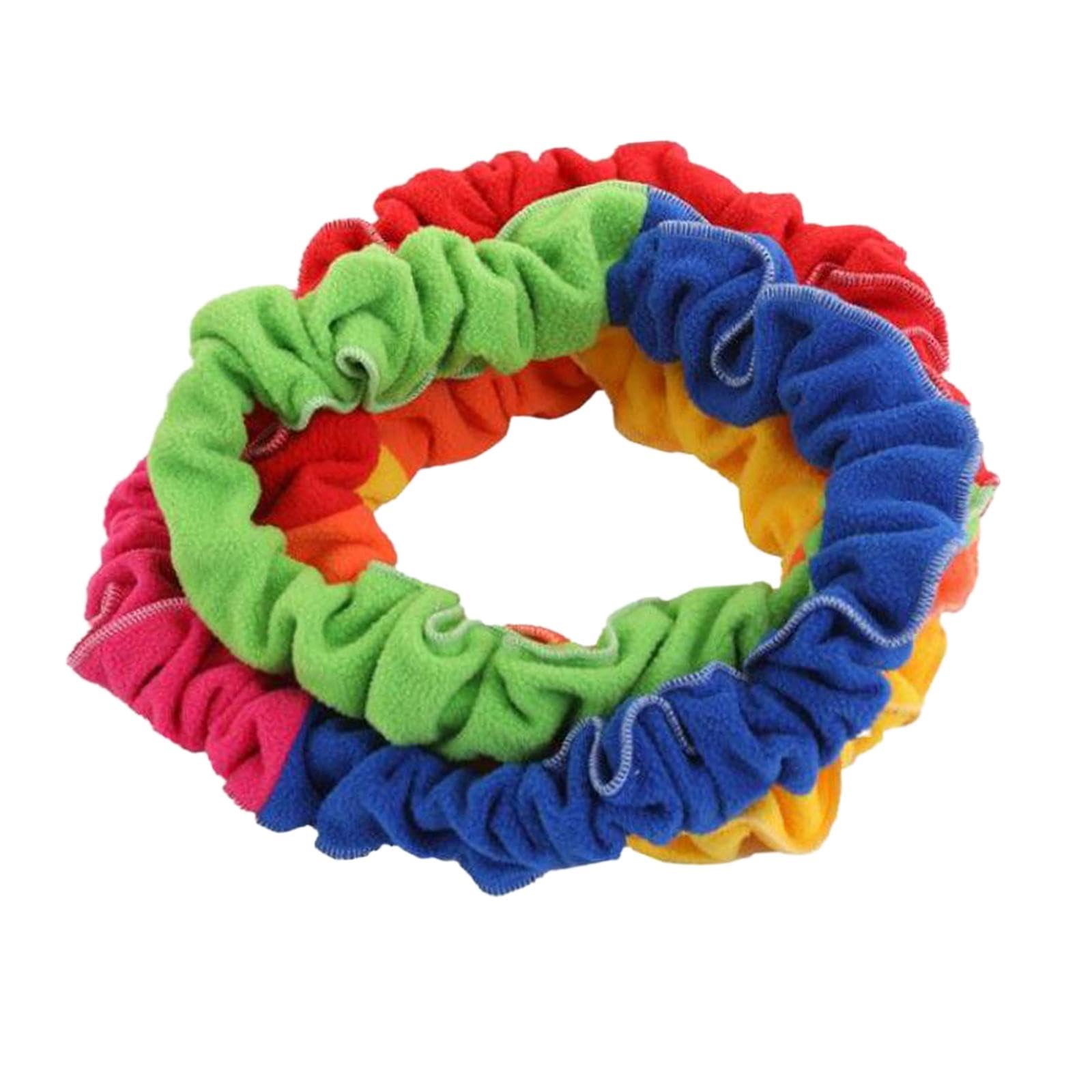 Oshhni Cooperative Stretch Rope Elastic Fleece Tug Kids Adult Playground Child School Portable Party Teamwork Play Resistance Band, 4m