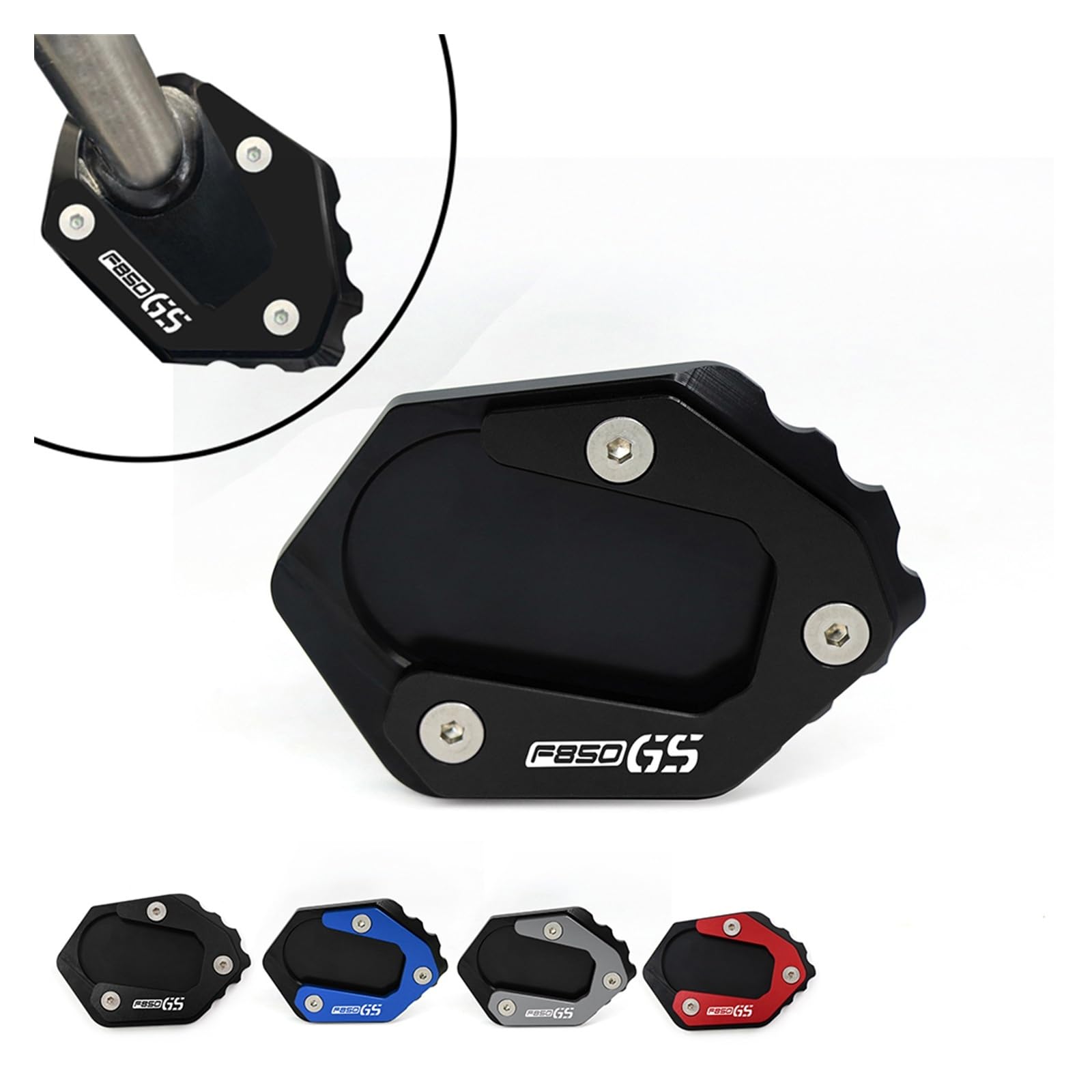 TYUHAW Moto Béquilles F850GS / F750GS Kickstand Agrandir Moto Side Stand Extension pour BMW F850 GS F 750 850 GSA 2018 2019 2020 2021 2022 Accessoires (Color : Blue-F750GS