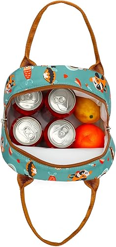 Miniatura 7 de Bolsa de almuerzo aislada FlowFly - Bolsa de asas organizadora para mujereshombres, perro