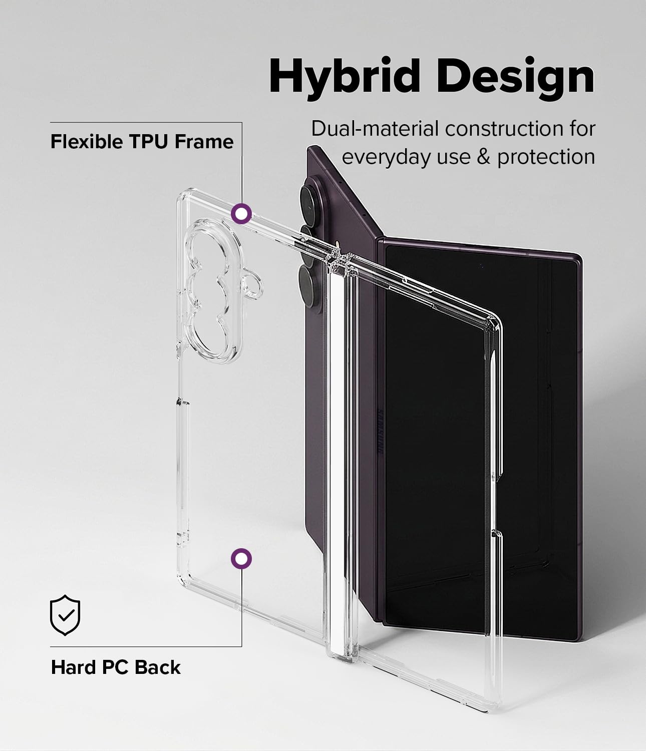 Ringke Funda y Protector Cámara para Galaxy Z Fold 8 Ultra