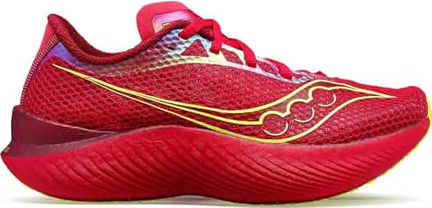 Amazon.com | Saucony Women's Endorphin Pro 3 Sneaker, Red/Rose, 7